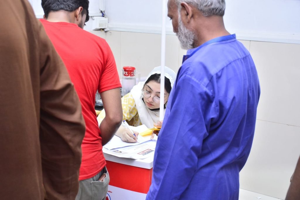 LDF public awareness session and free screening camp at Sadaqat Corporation, Faisalabad, 28 August 2026 (photo 12)
